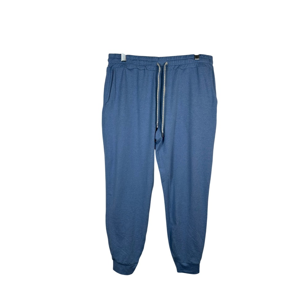 Vuori Performance Joggers Women Medium Blue Very Good Heathered Athleisure